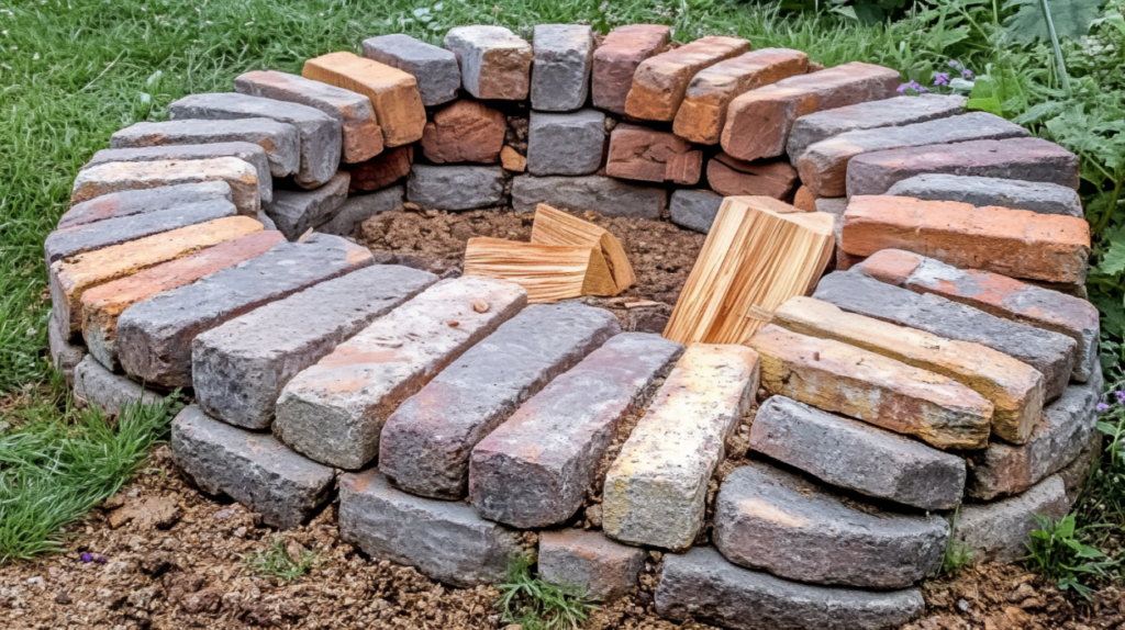 Palenisko z kostki brukowej